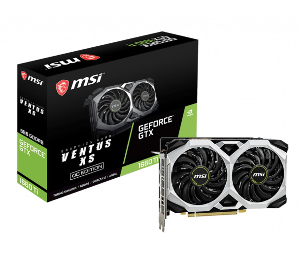 MSI GeForce GTX 1660 Ti VENTUS XS OC 6GB GDDR6